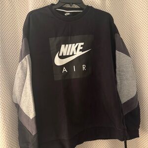 Nike Air Black and Gray Sweater